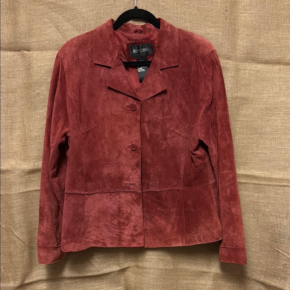 Brandon Thomas Blazer Suede Jacket